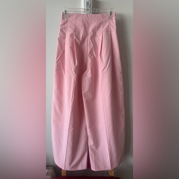 Elegant Pink Wide-Leg Pants - Picture 5 of 8